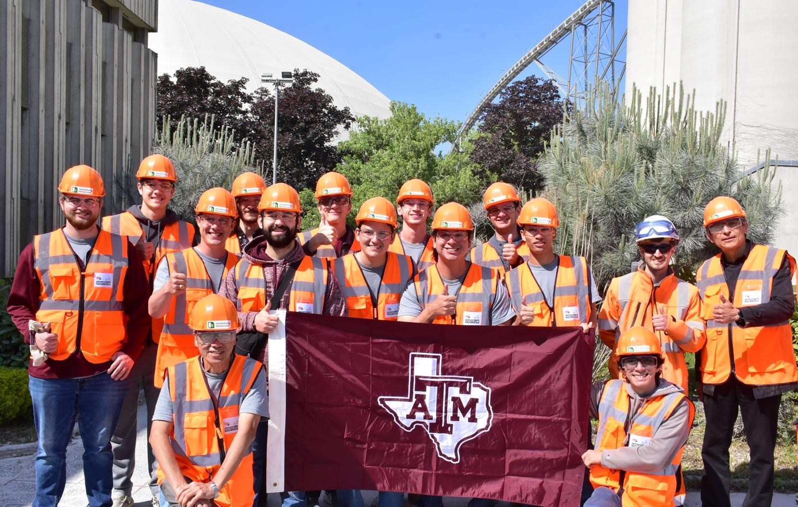 Visite d'étudiants américains à Couvrot